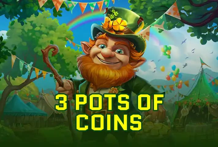 3 pots of Coins 