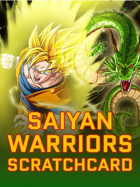 Saiyan Warriors Scratchcard 